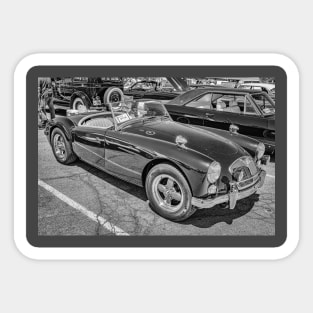 1960 MG MGA Roadster Sports Car Sticker